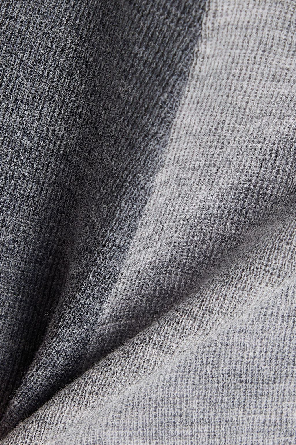 RAG & BONE Dennis twisted two-tone merino wool top