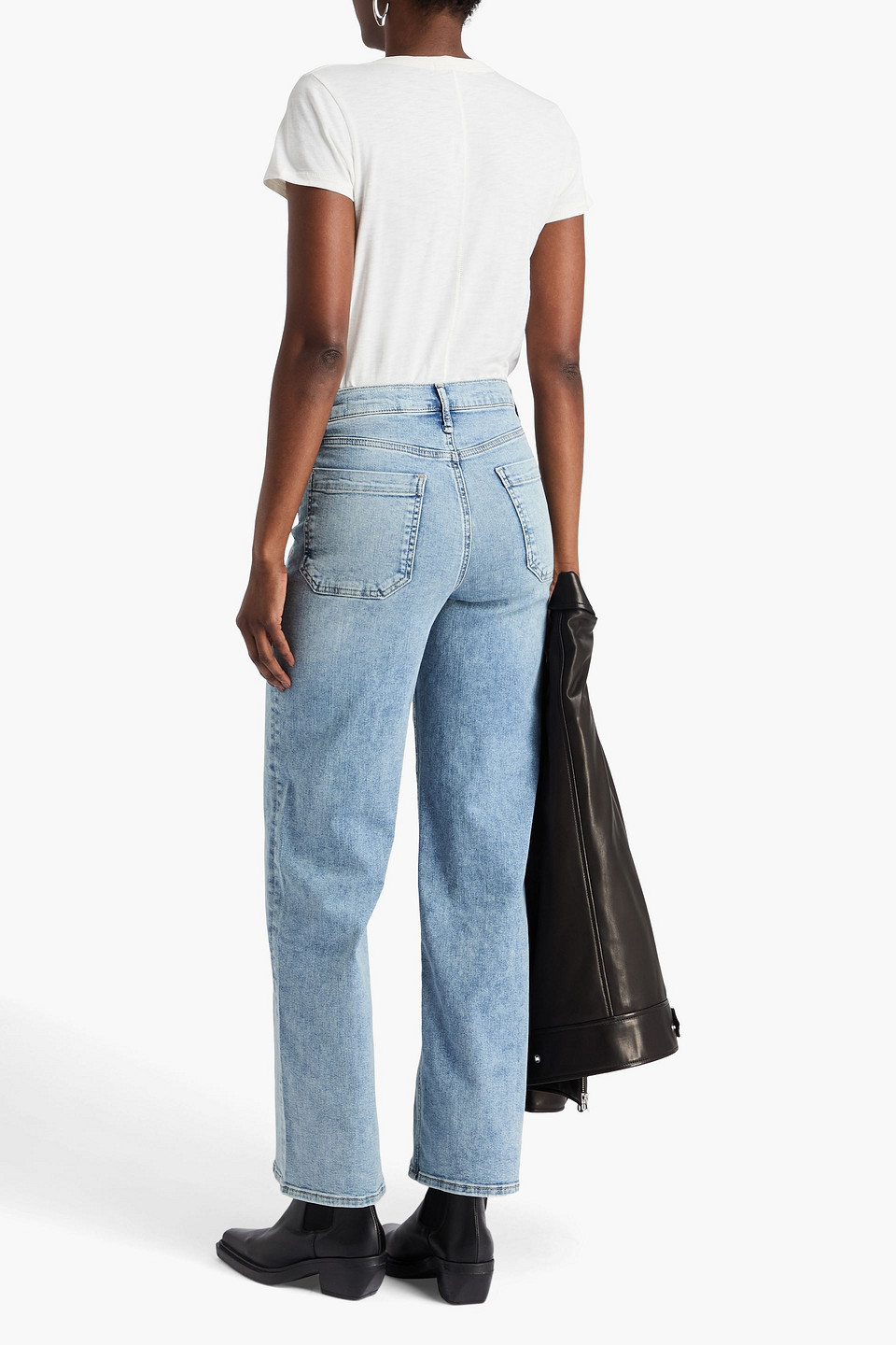 Rag & Bone Hadley High-rise Wide-leg Jeans