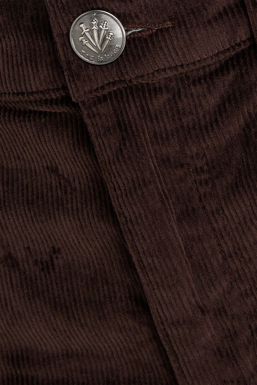 RAG & BONE بنطال "أندي" من قماش كوردروي المصنوع من مزيج القطن بقصة أرجل واسعة