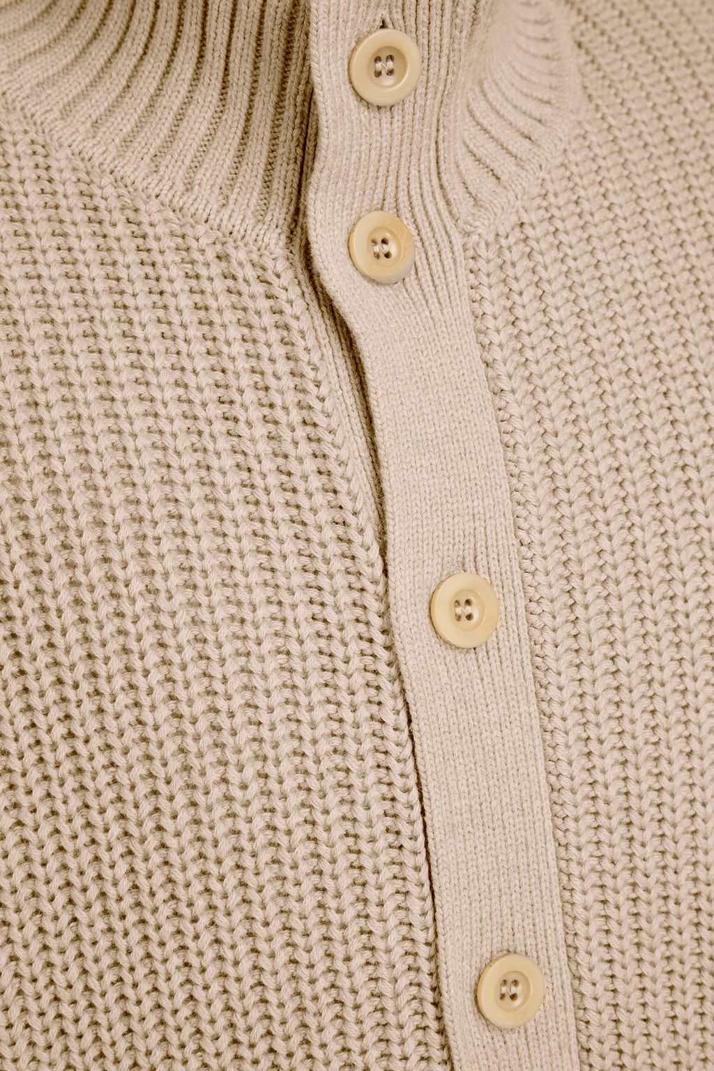 FRESCOBOL CARIOCA Claudio ribbed cotton and cashmere-blend cardigan