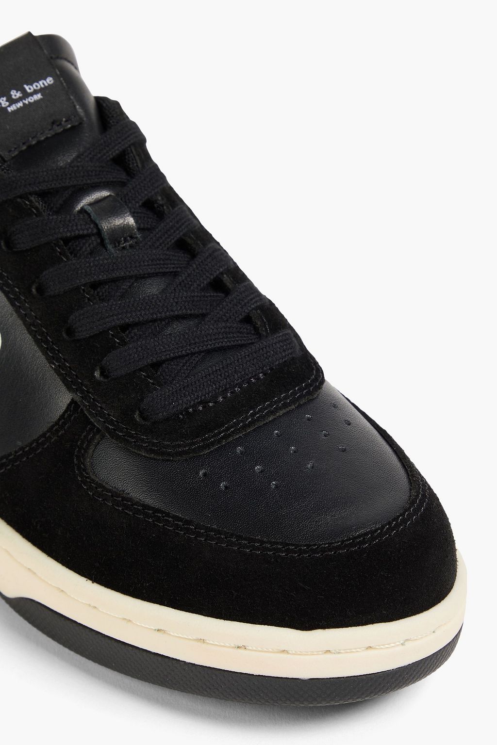 RAG & BONE حذاء سنيكرز "ريترو كورت" من جلد السويد والجلد