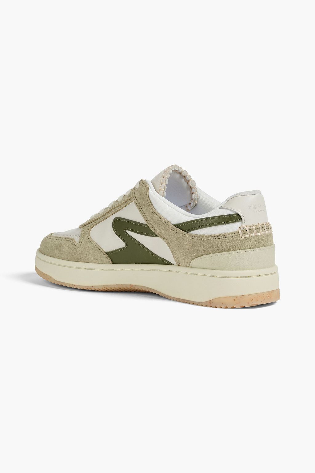 RAG & BONE Retro Tennis レザー&スエード&シェル スニーカー