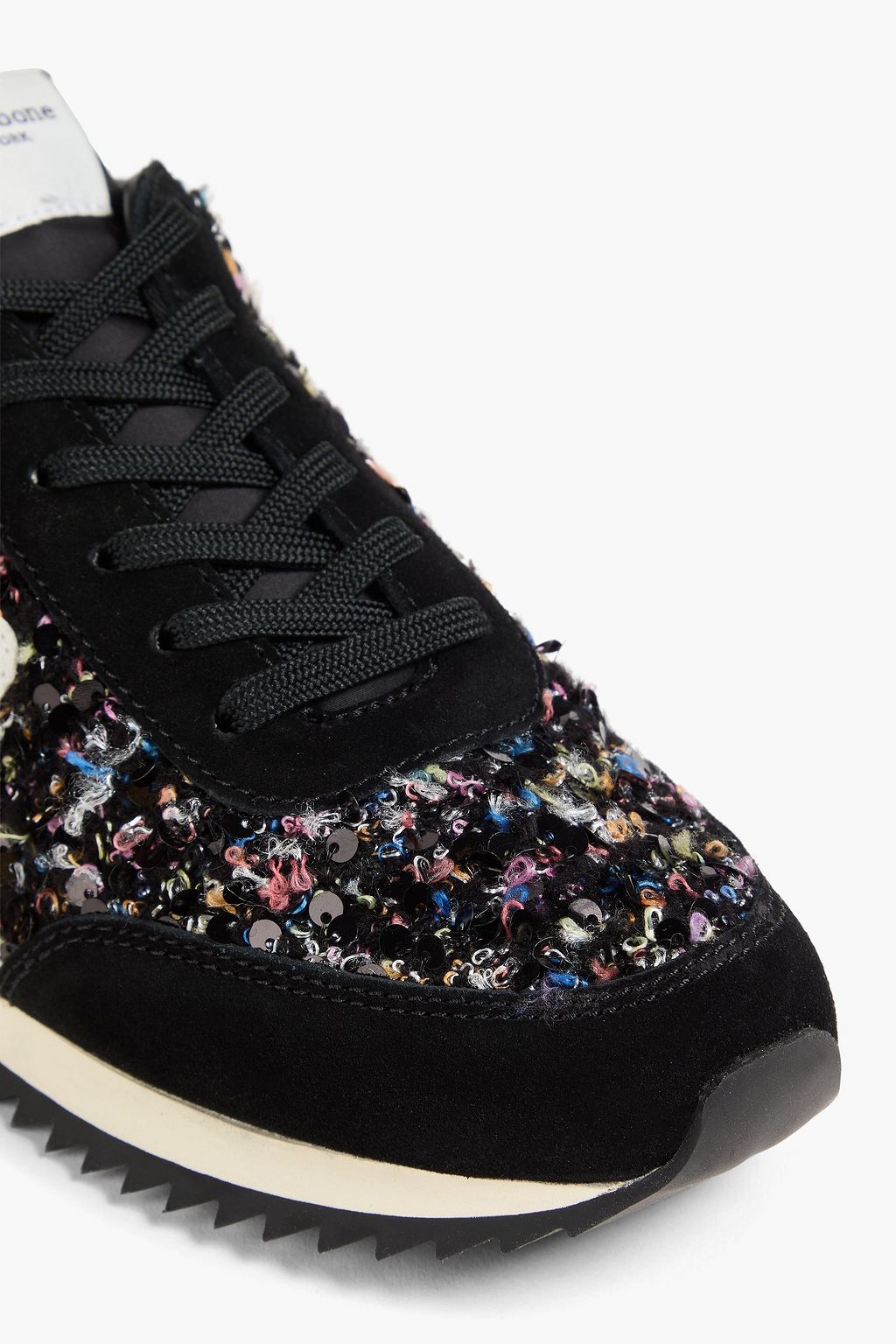 RAG & BONE Retro Runner Sneakers aus Bouclé, Leder und Veloursleder