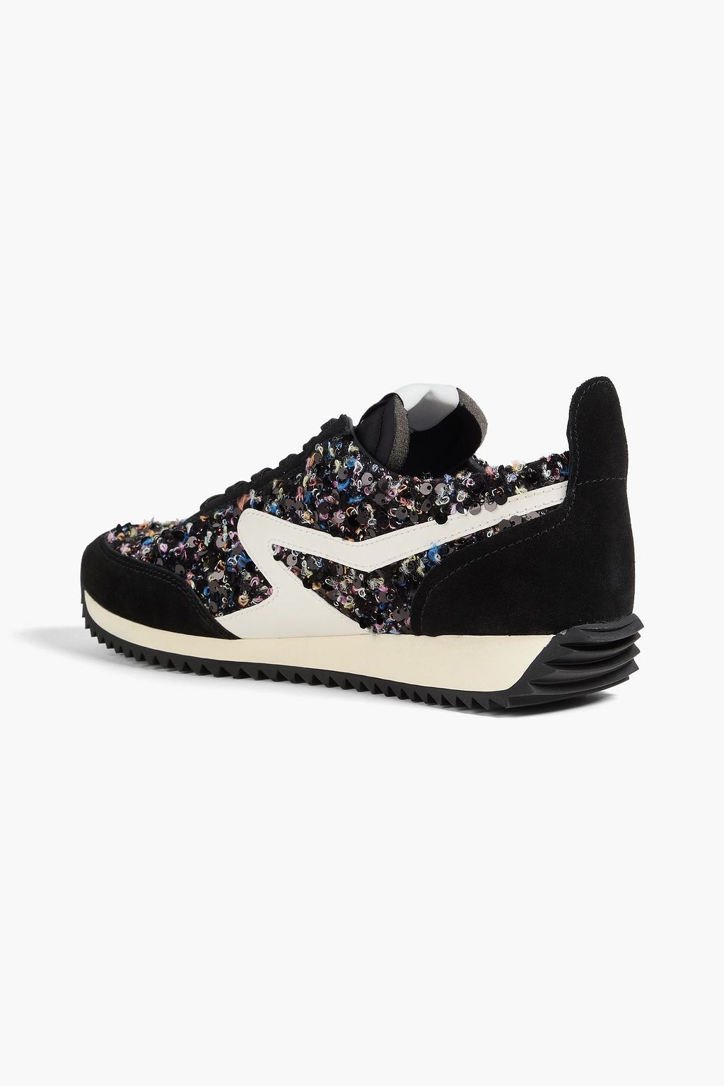 RAG & BONE Retro Runner Sneakers aus Bouclé, Leder und Veloursleder