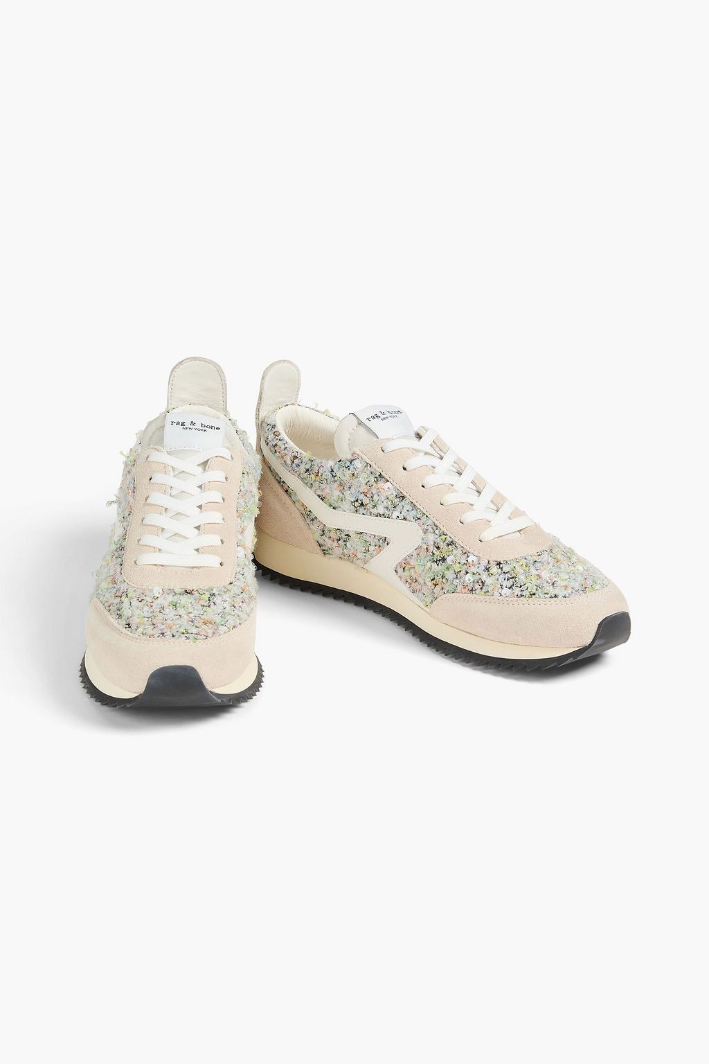 RAG & BONE Retro Runner ブークレ&レザー&スエード スニーカー