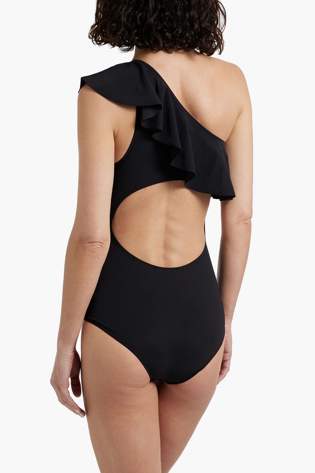 ISABEL MARANT Sicilya one-shoulder ruffled swimsuit