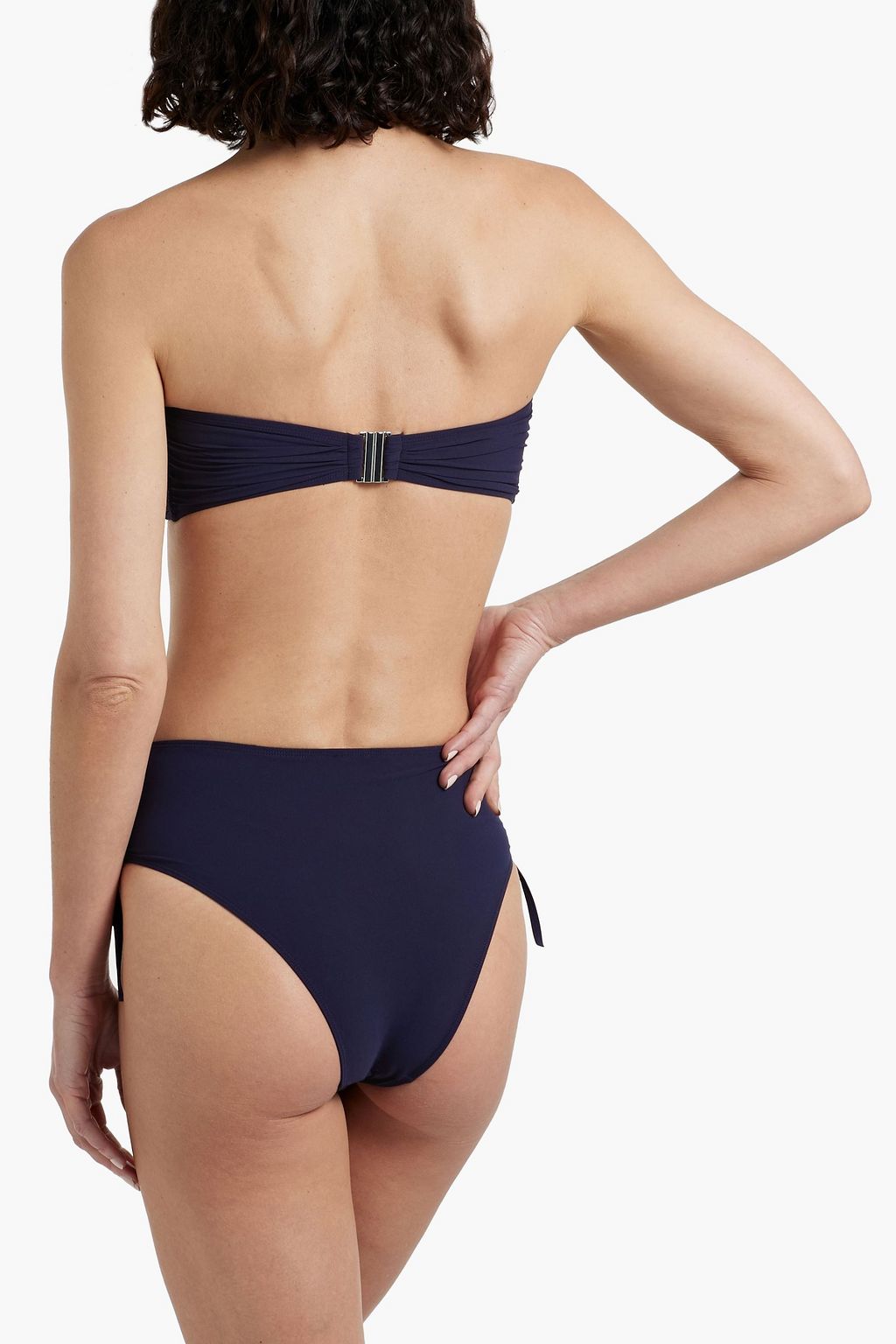 ISABEL MARANT Prades ruched bandeau bikini top