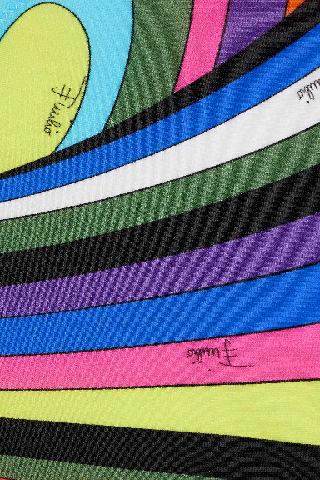 PUCCI Printed bikini top