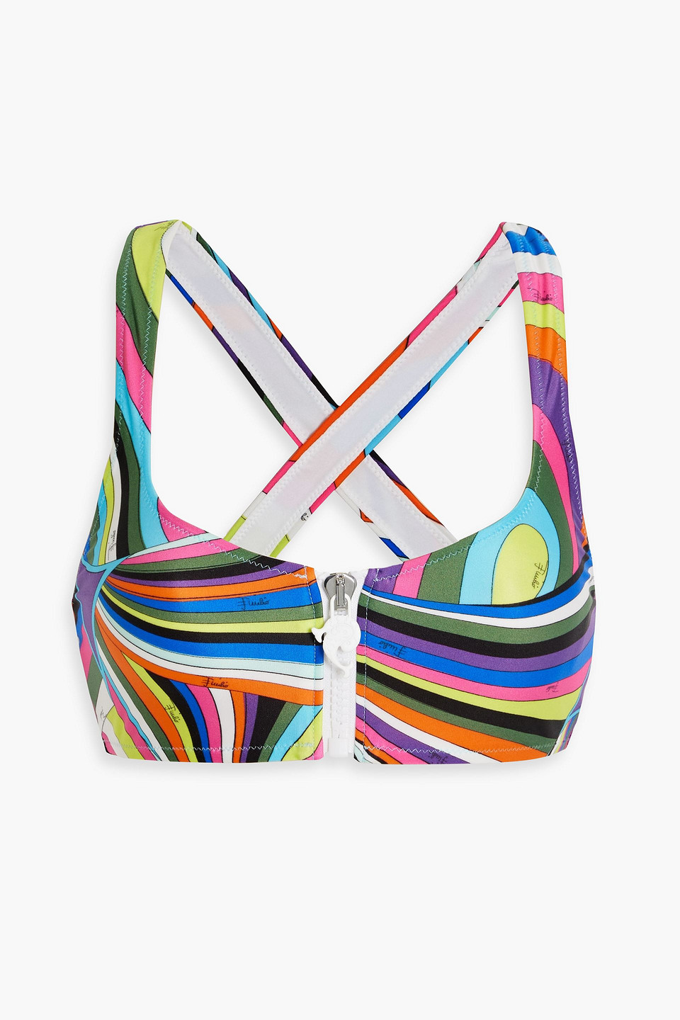 Pucci Printed Bikini Top