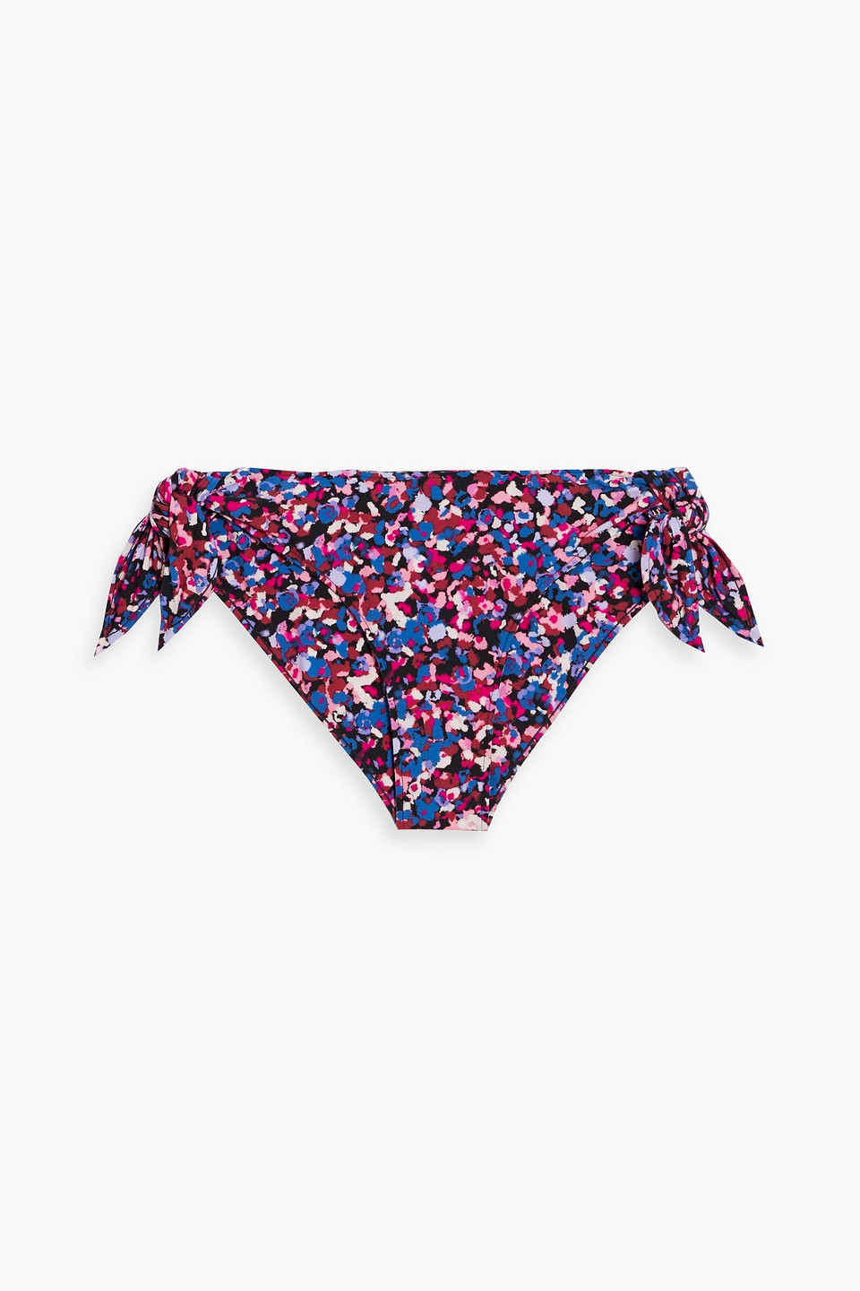 Isabel Marant Sukie Knotted Printed Low-rise Bikini Briefs