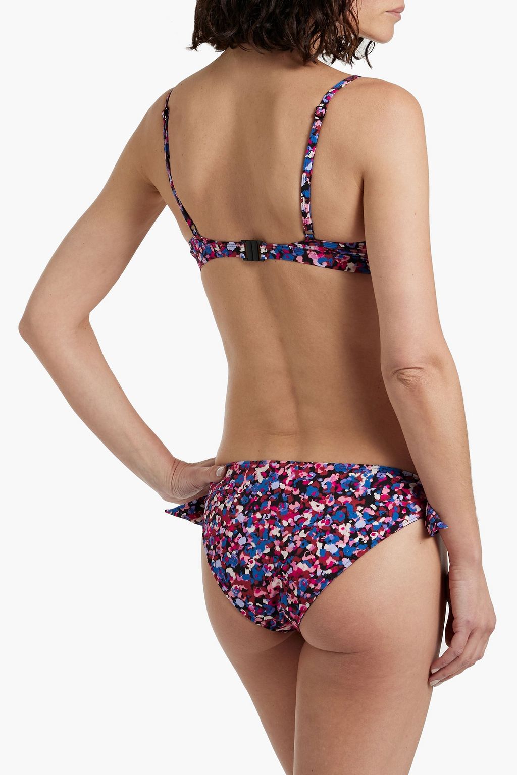 ISABEL MARANT Niall printed triangle bikini top