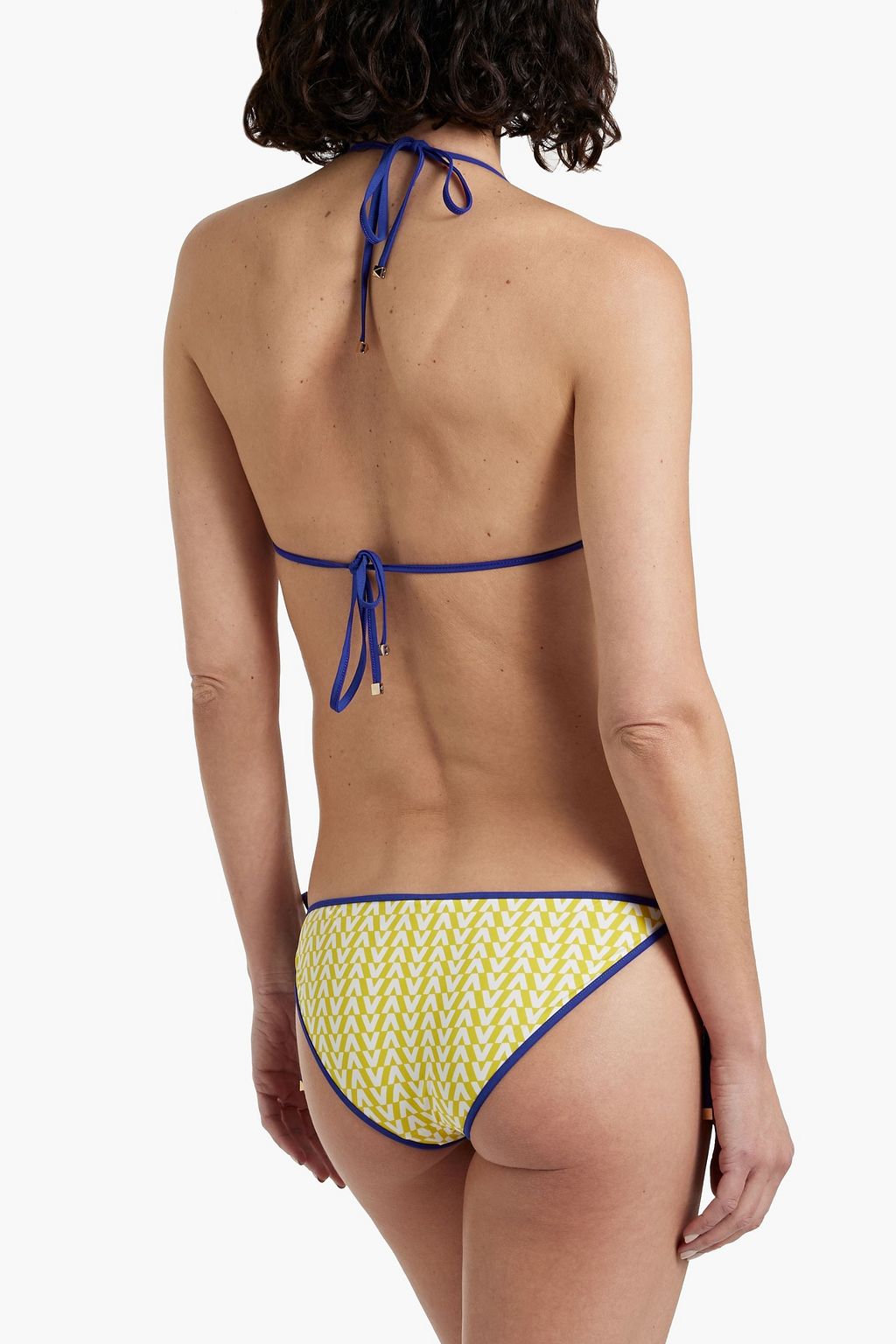 VALENTINO GARAVANI Logo-print triangle bikini