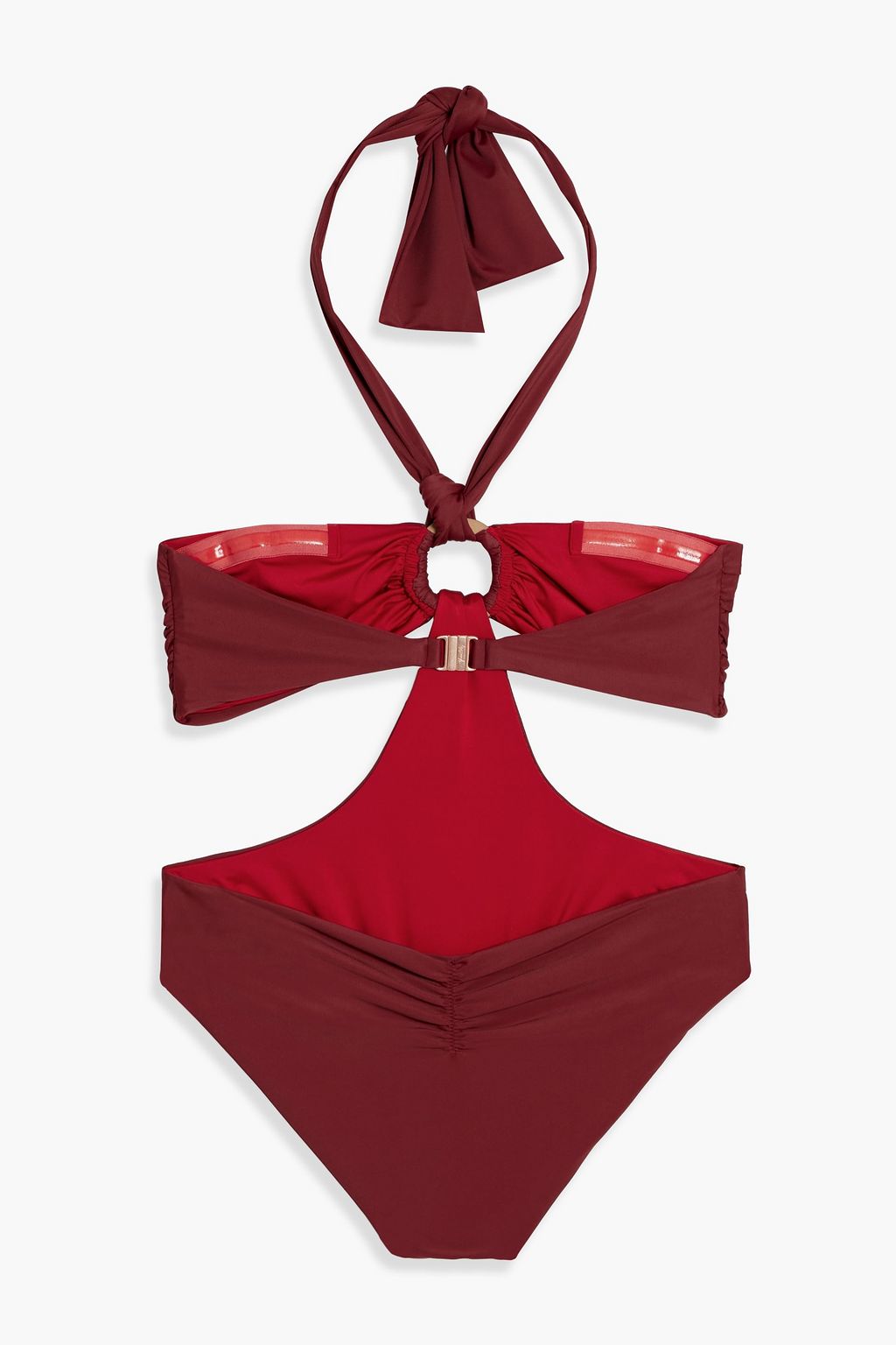 JOHANNA ORTIZ Sacred Valley cutout halterneck swimsuit