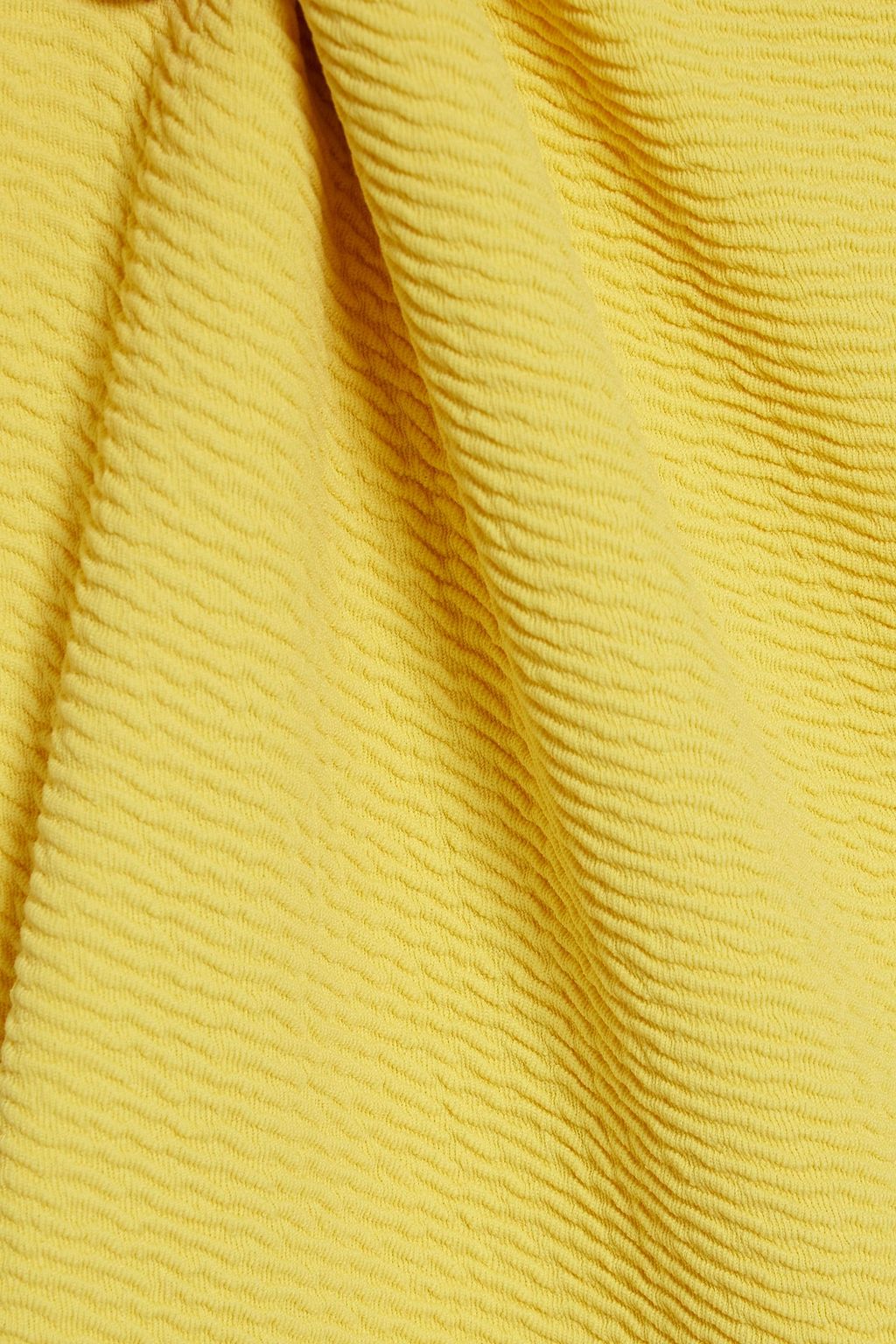 SOLID & STRIPED + Sofia Richie Grainge Luela stretch-seersucker swimsuit