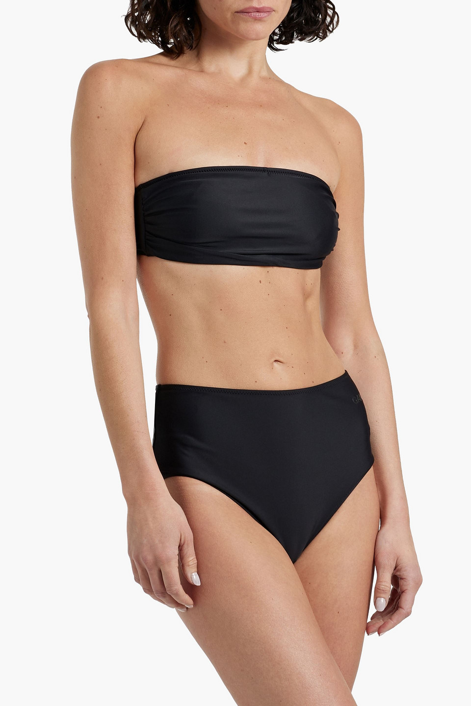 Ganni Bikini Top In Black