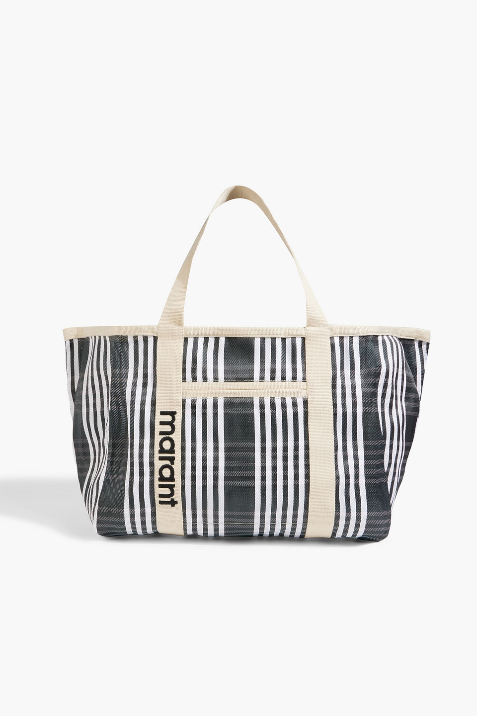 Isabel Marant Warden Striped Woven Tote