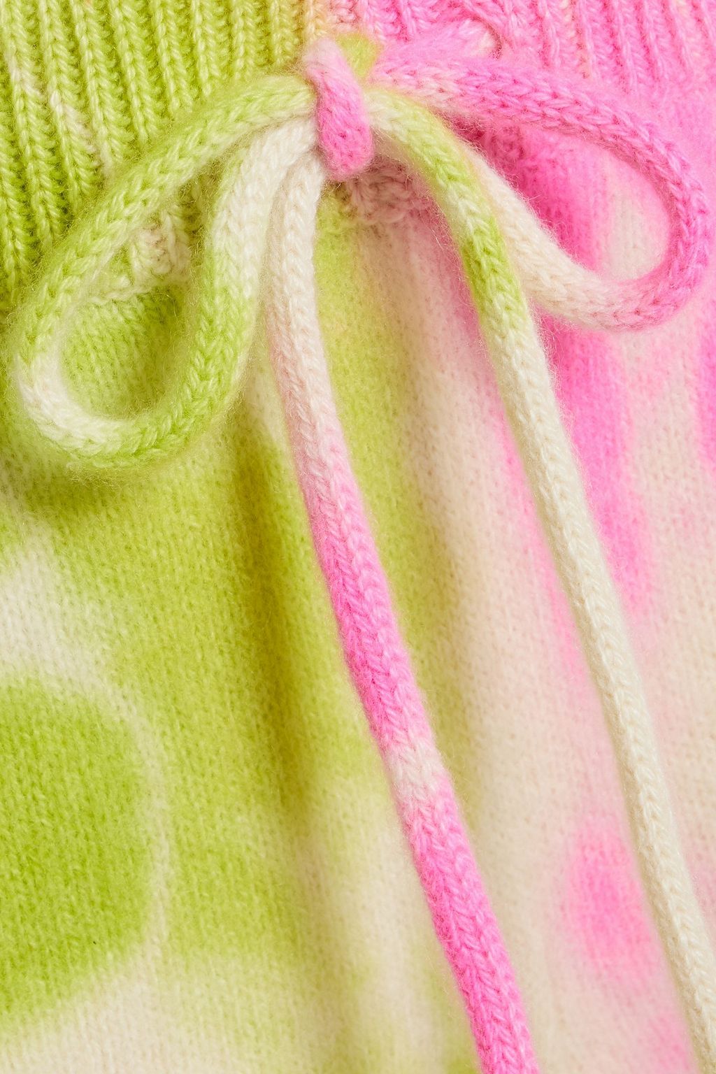THE ELDER STATESMAN Biome tie-dyed cashmere track pants