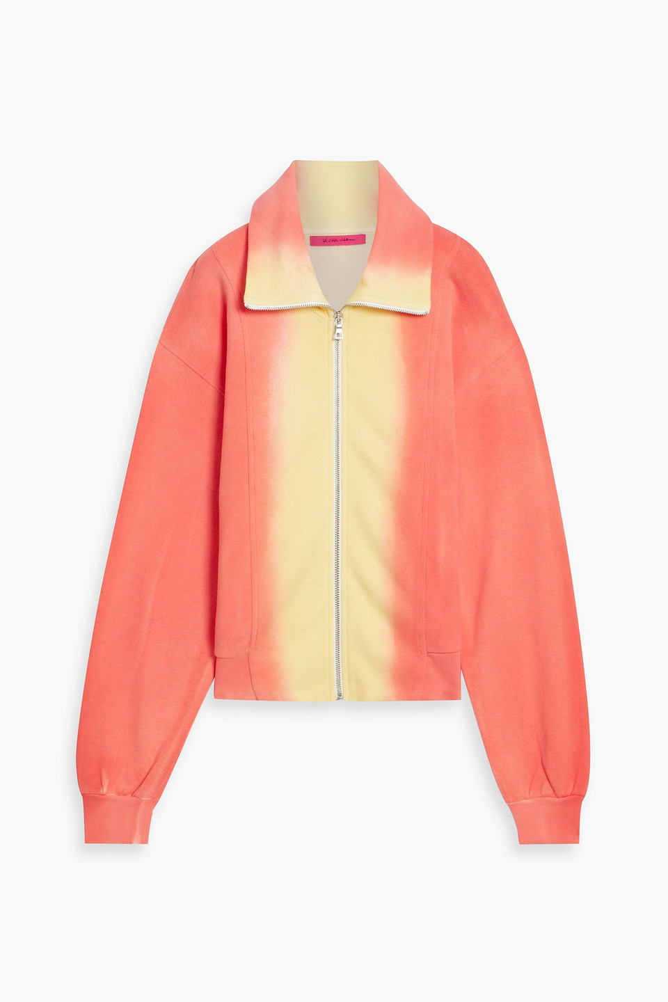 Daily Spray tie-dyed cotton and cashmere-blend jacket