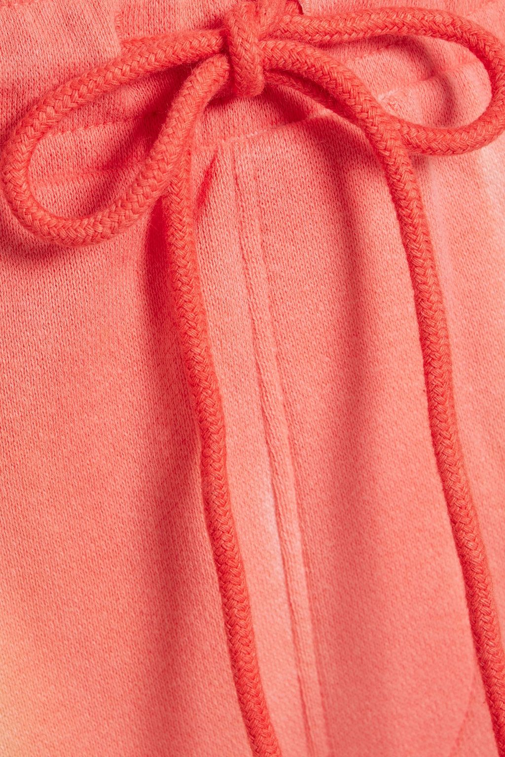 THE ELDER STATESMAN Tie-dyed cotton and cashmere-blend fleece track pants