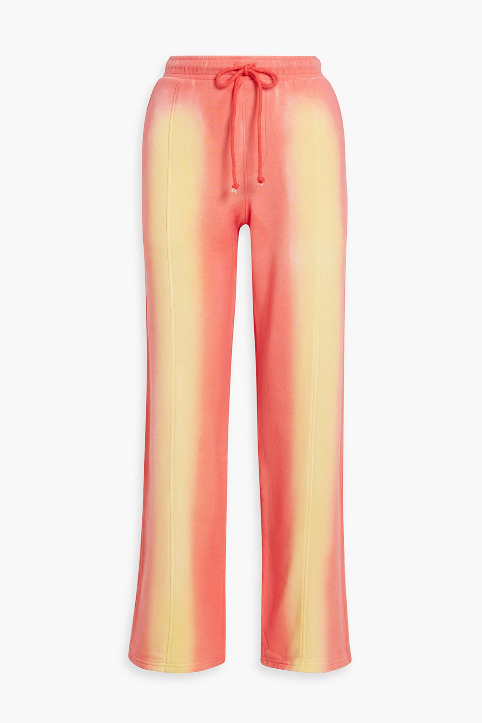 Daily Spray tie-dyed cotton and cashmere-blend track pants
