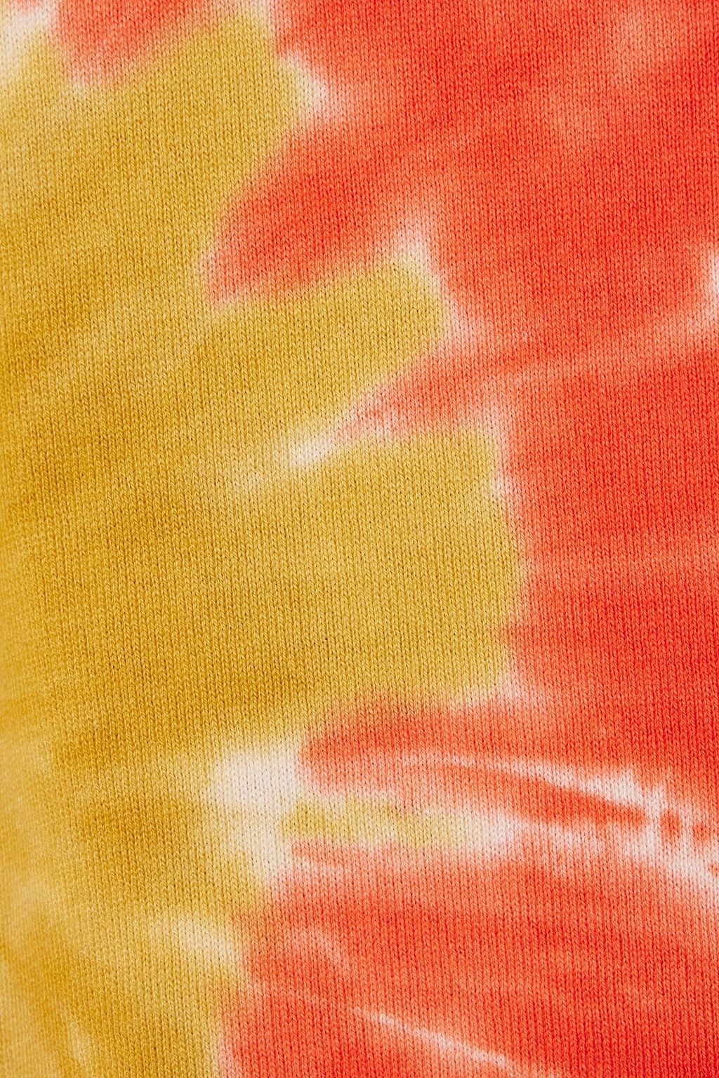 THE ELDER STATESMAN Nova Spin tie-dyed cotton and cashmere-blend mini dress