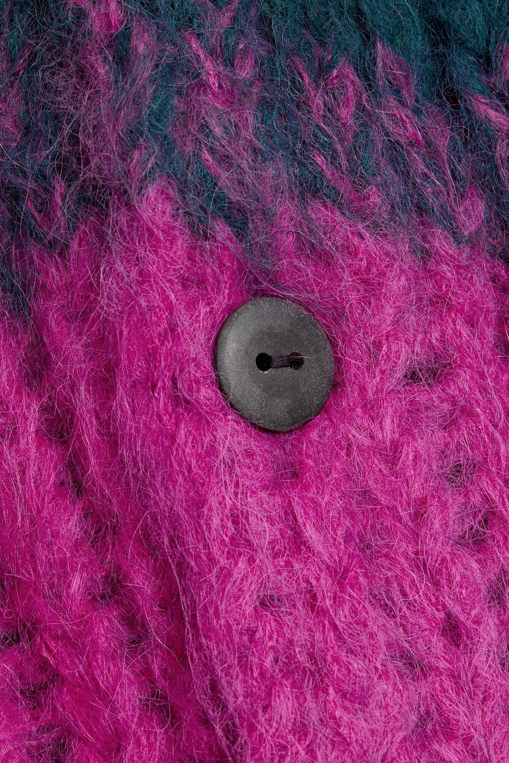 THE ELDER STATESMAN Thistle striped alpaca-blend cardigan