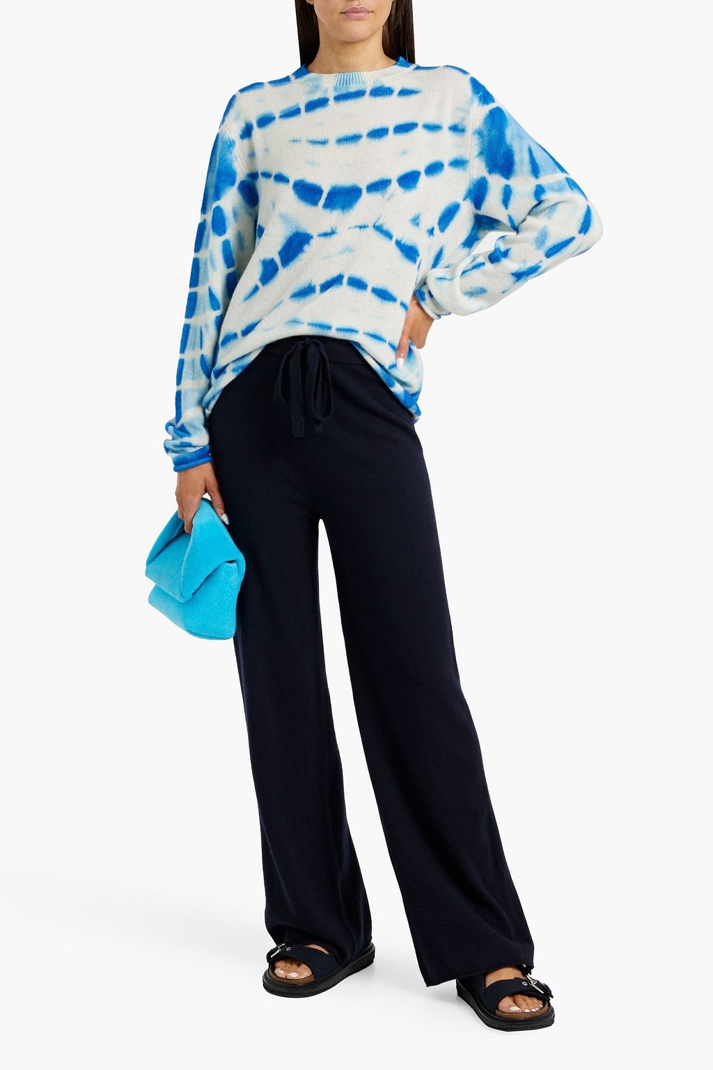 THE ELDER STATESMAN Trance tie-dyed cashmere sweater