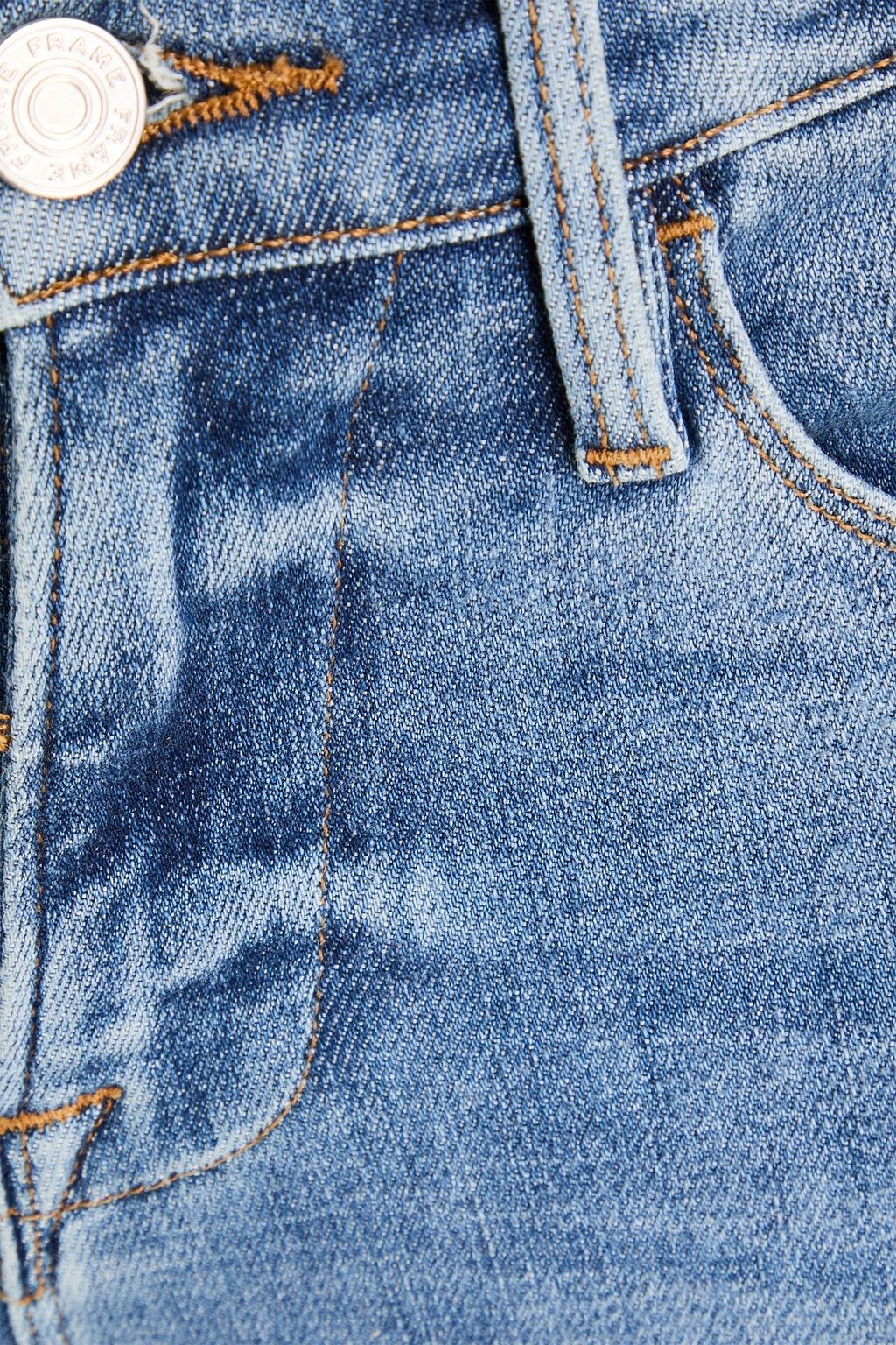 FRAME Hoch sitzende Skinny Jeans