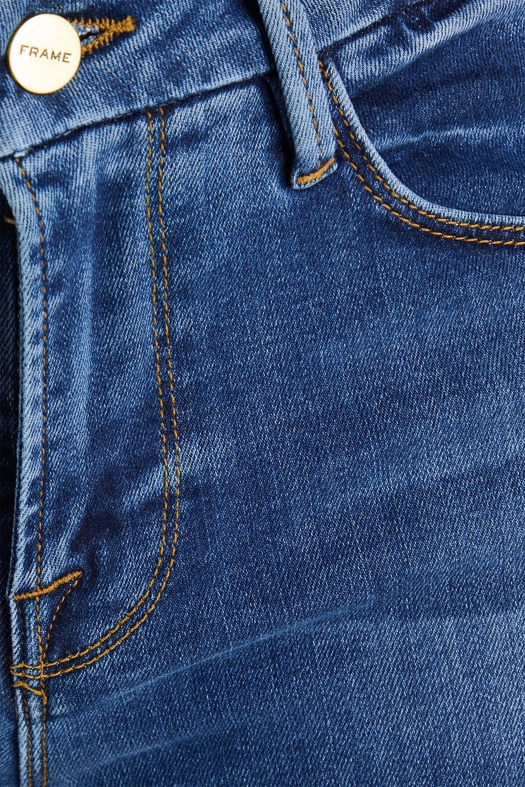 FRAME Le Crop Mini Boot hoch sitzende Cropped Bootcut-Jeans