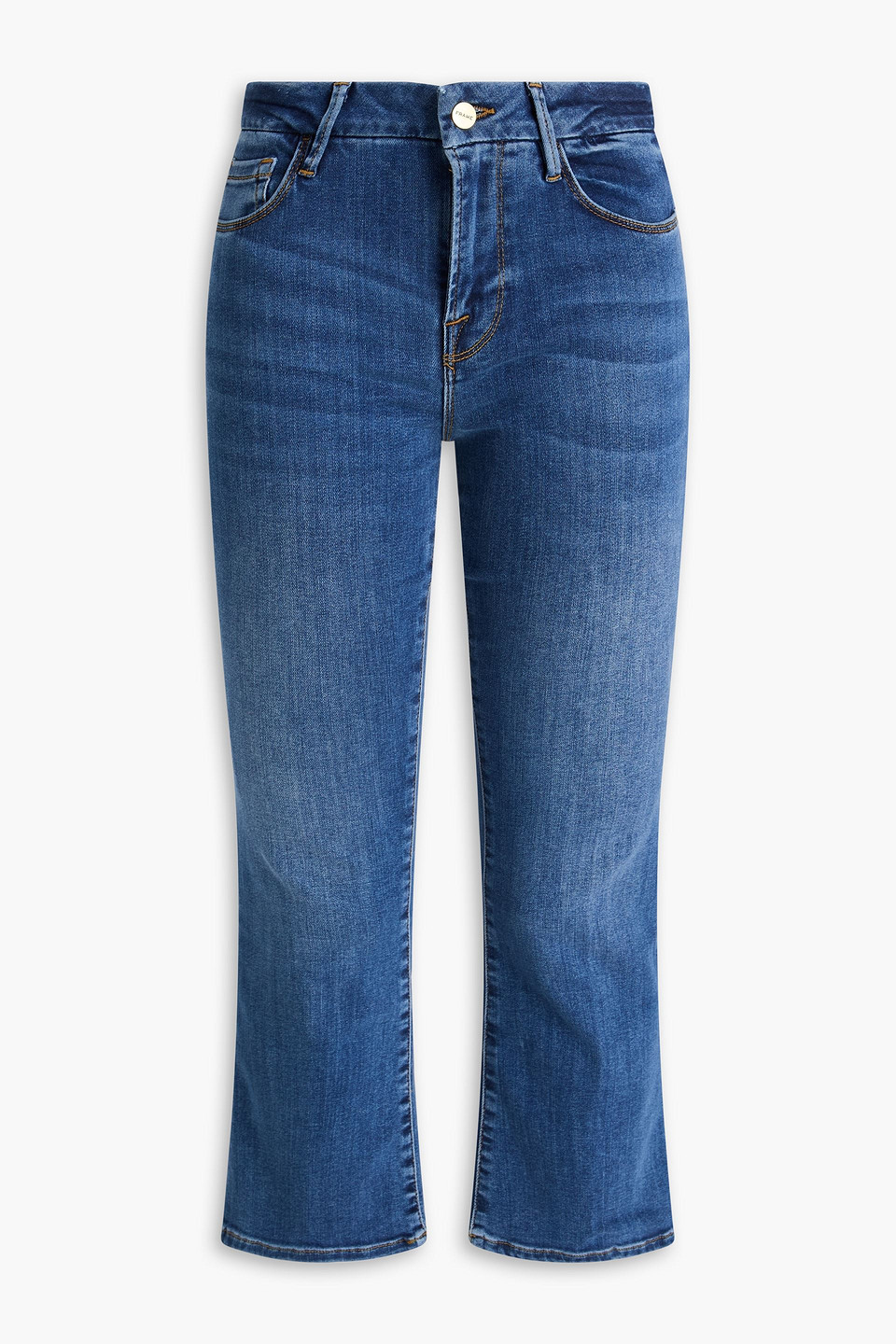 Frame Le Crop Mini Boot Cropped High-rise Bootcut Jeans