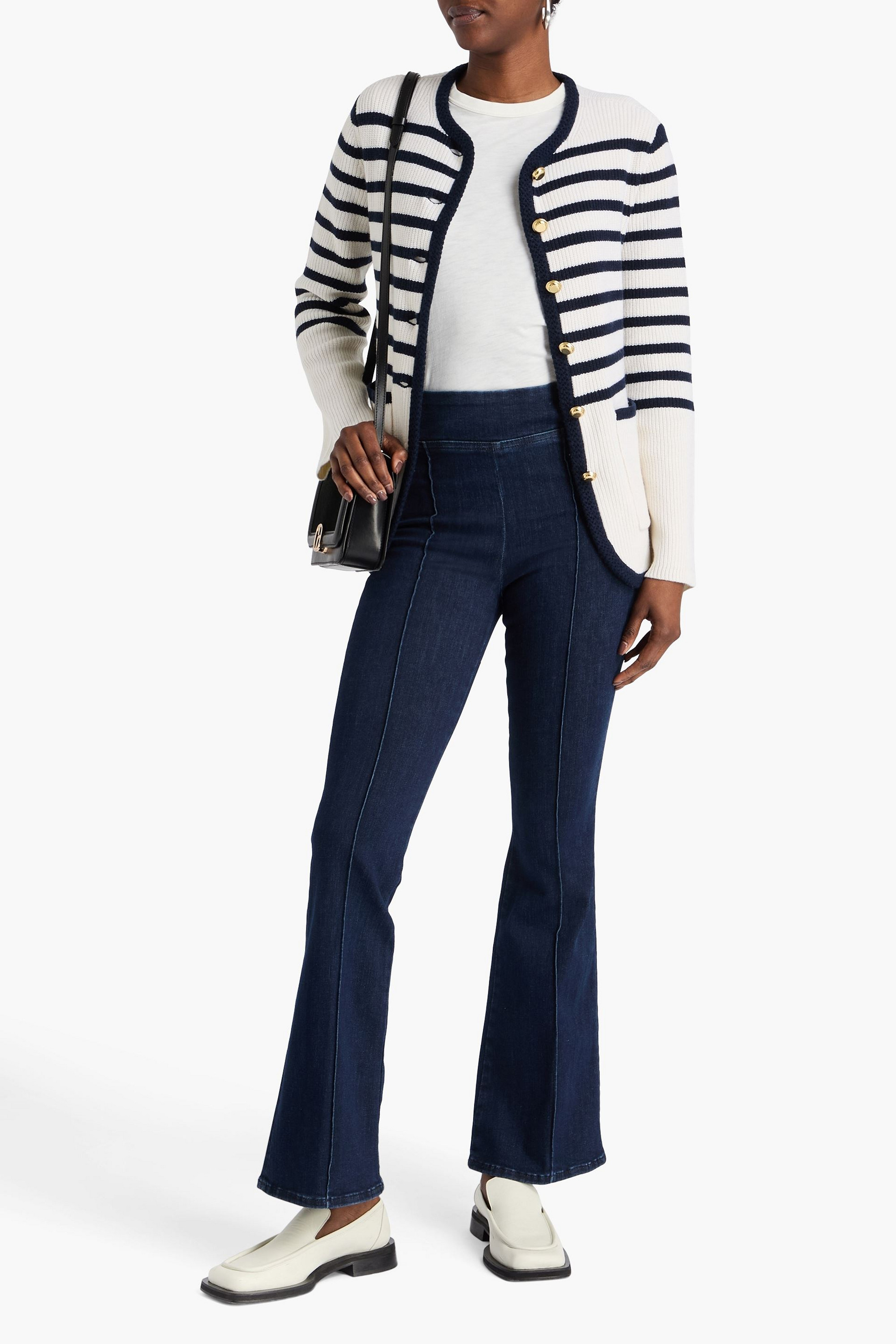 FRAME The Jetset high-rise flared jeans