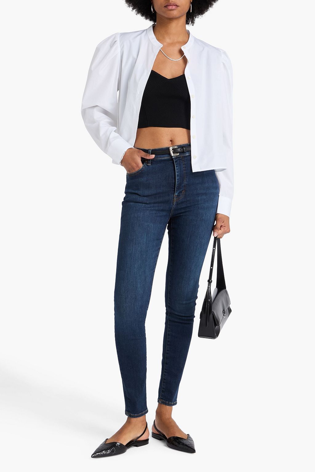 FRAME Le High Skinny hoch sitzende Skinny Jeans