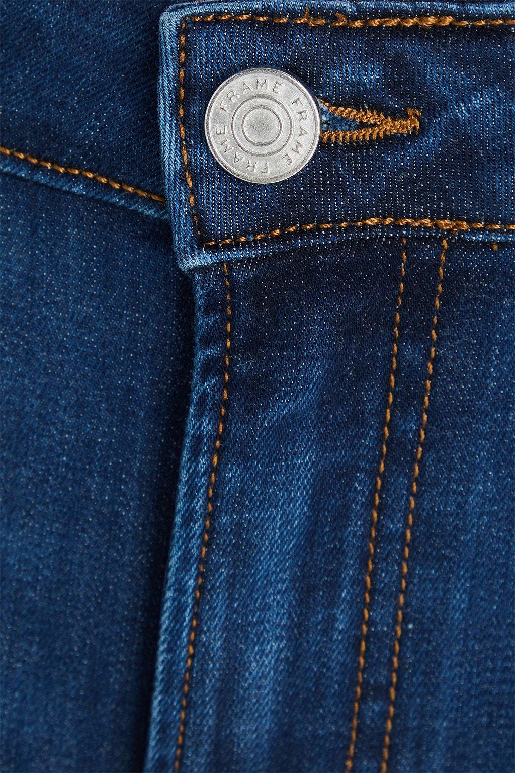 FRAME クロップド ハイライズ ブーツカットジーンズ