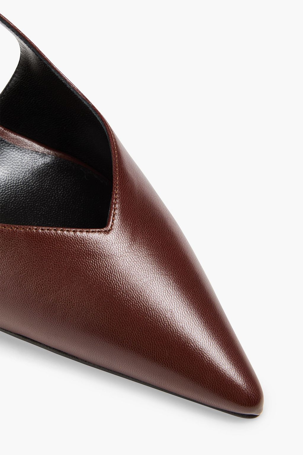 GUCCI レザー スリングバックパンプス