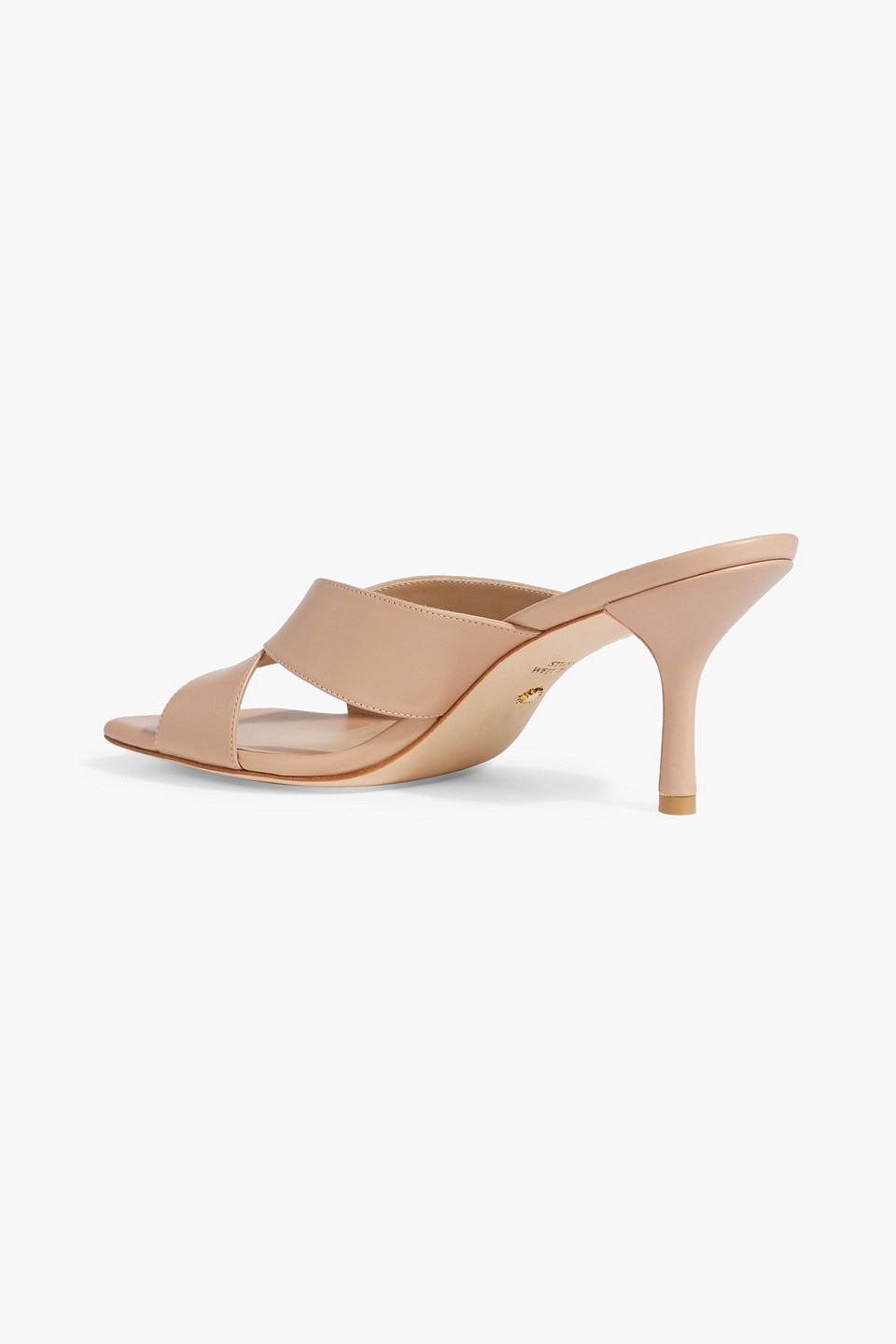 Stuart Weitzman Carmen Leather Mules