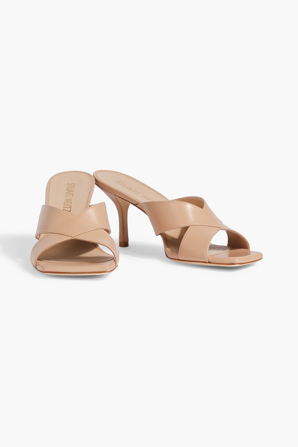 STUART WEITZMAN Carmen leather mules