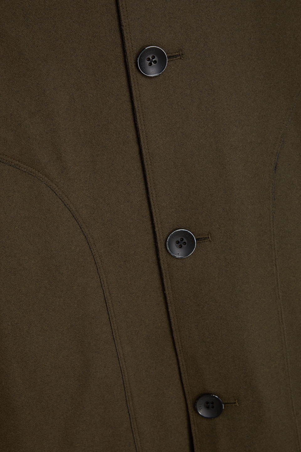 Rag & Bone Marshall Felt Coat In Burgundy