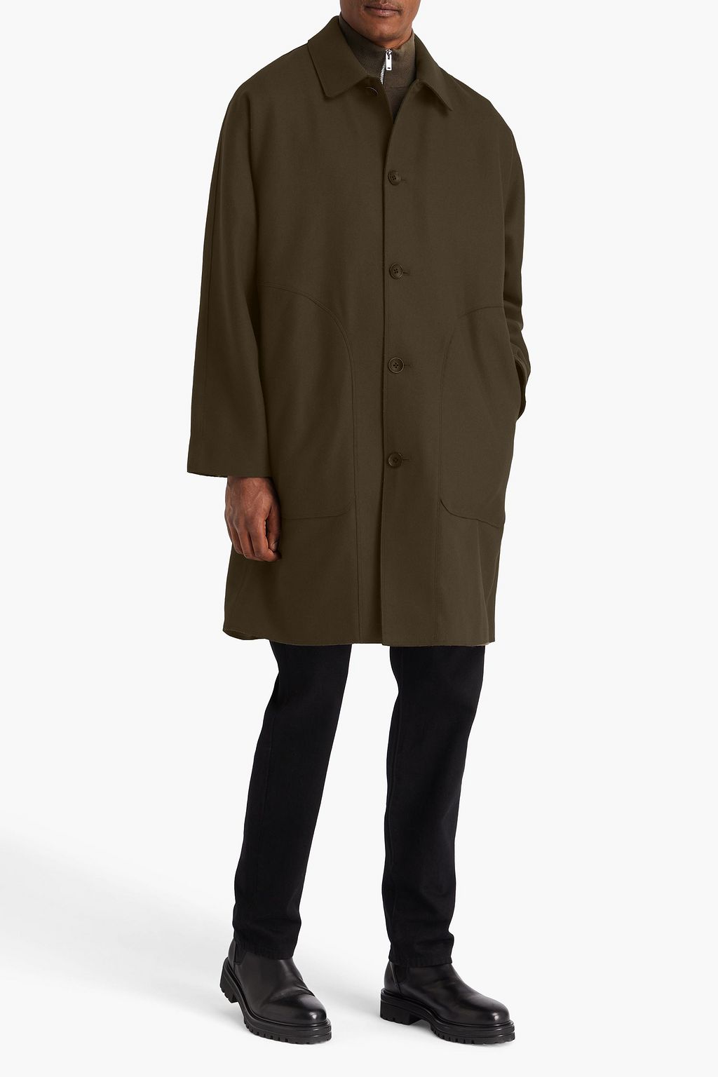 RAG & BONE Marshall felt coat