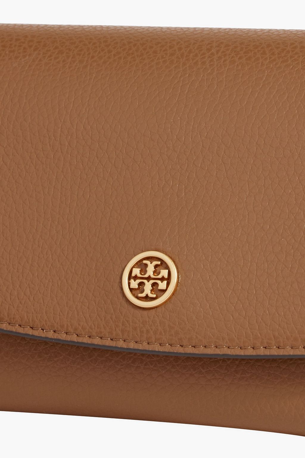 TORY BURCH Robinson pebbled-leather wallet