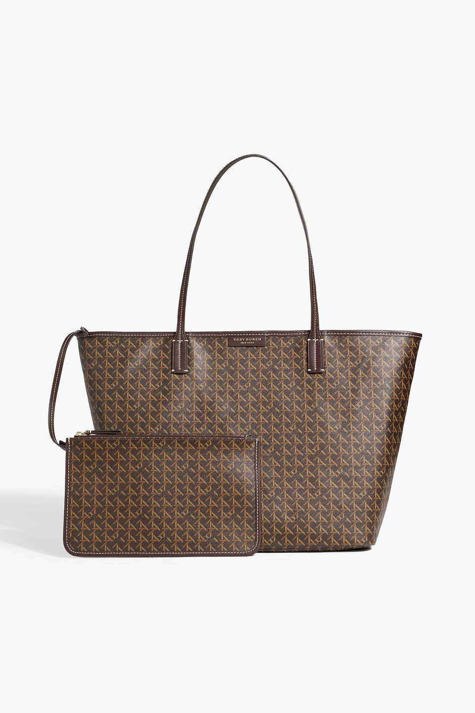 TORY BURCH EVER READY PRINTED COATED-CANVAS TOTE