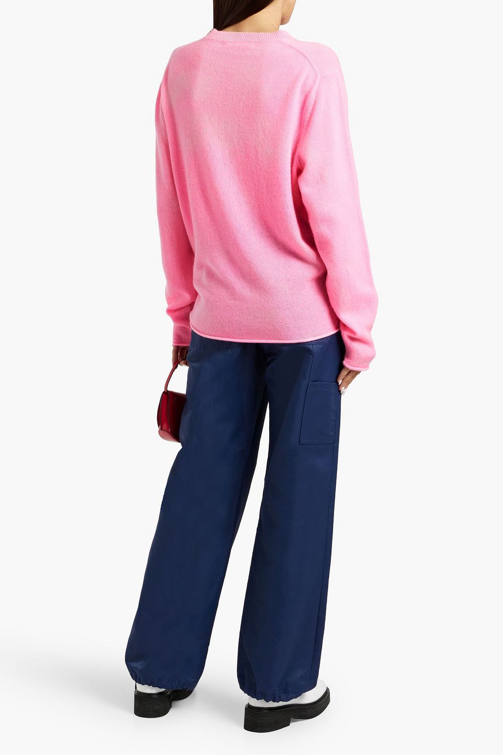 THE ELDER STATESMAN Heart Dye intarsia cashmere sweater