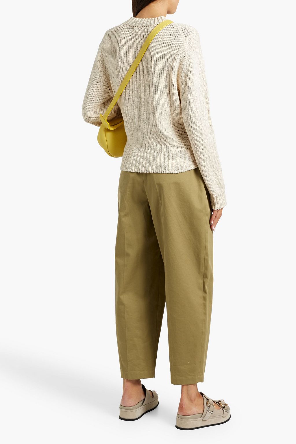 THE ELDER STATESMAN Nora Pullover aus Baumwolle
