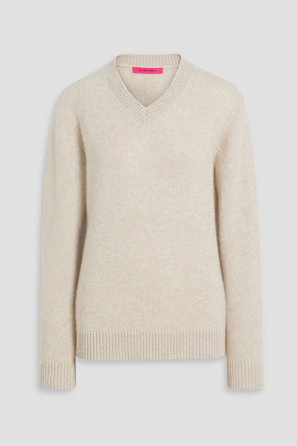 The Elder Statesman Monterey Cashmere Sweater In Gray