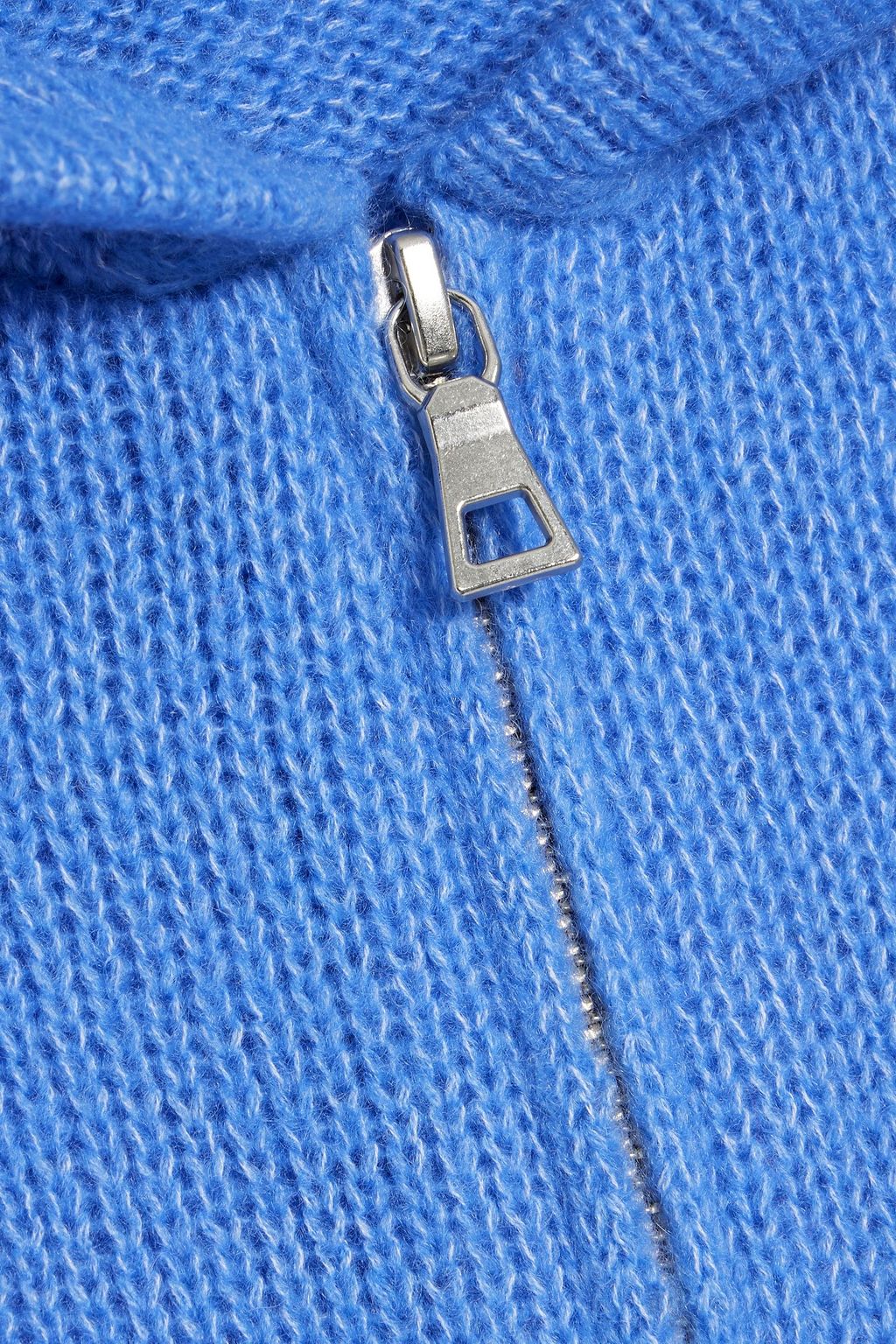THE ELDER STATESMAN Nimbus cashmere and cotton-blend zip-up hoodie