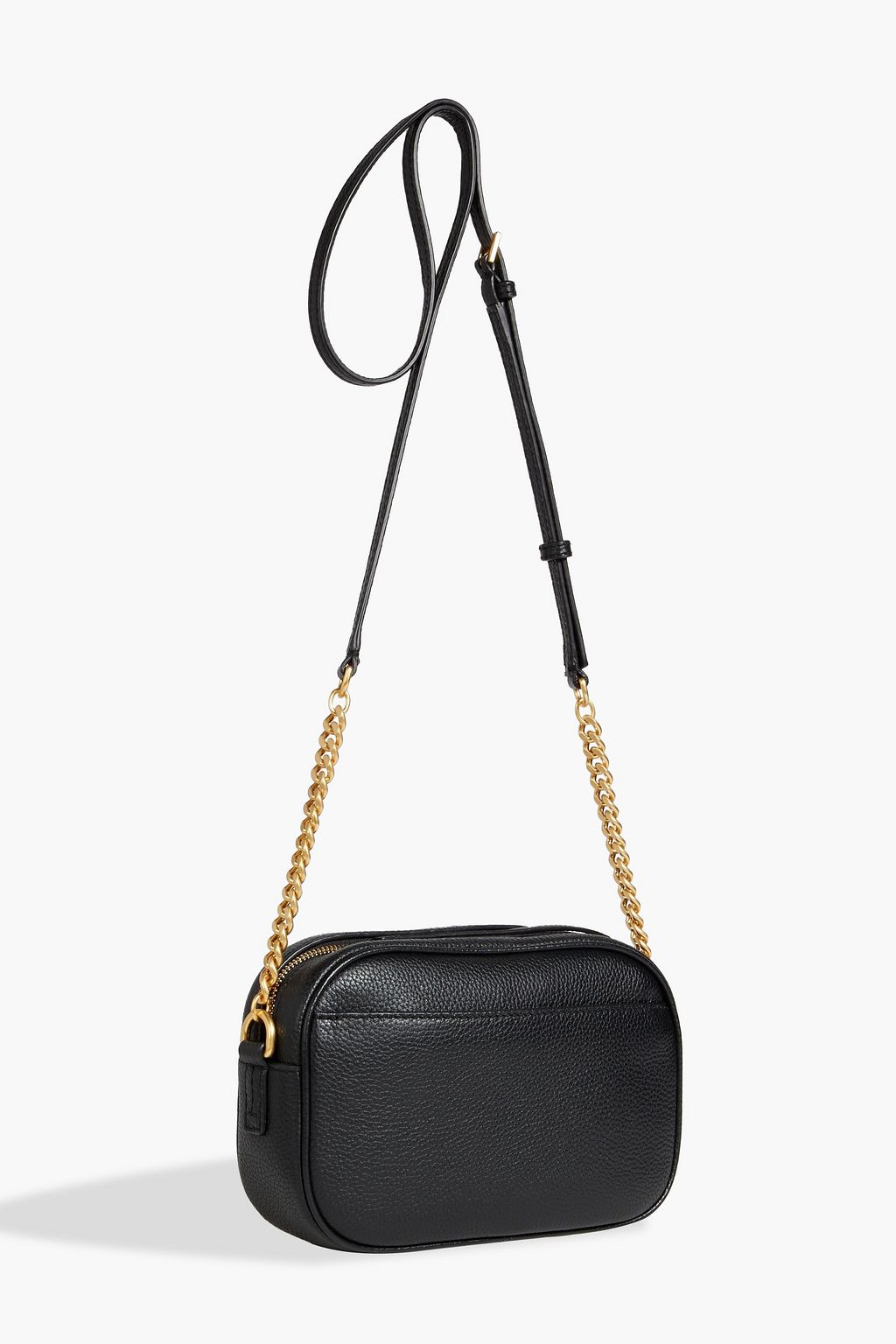 TORY BURCH McGraw pebbled-leather cross-body bag