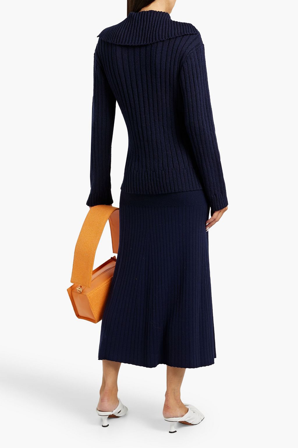 THE ELDER STATESMAN Nora gerippter Cardigan aus Baumwolle