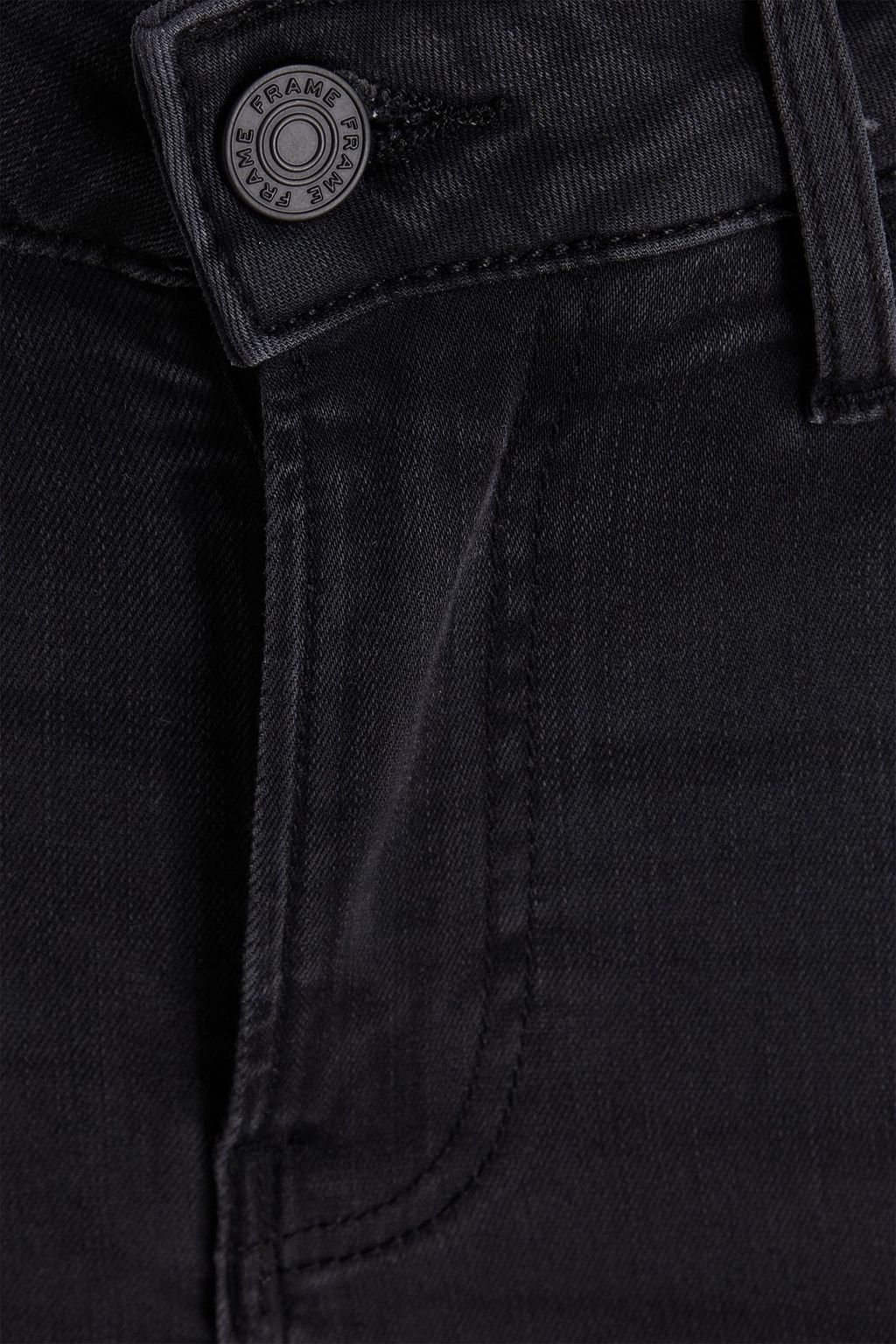 FRAME クロップド ハイライズ ブーツカットジーンズ