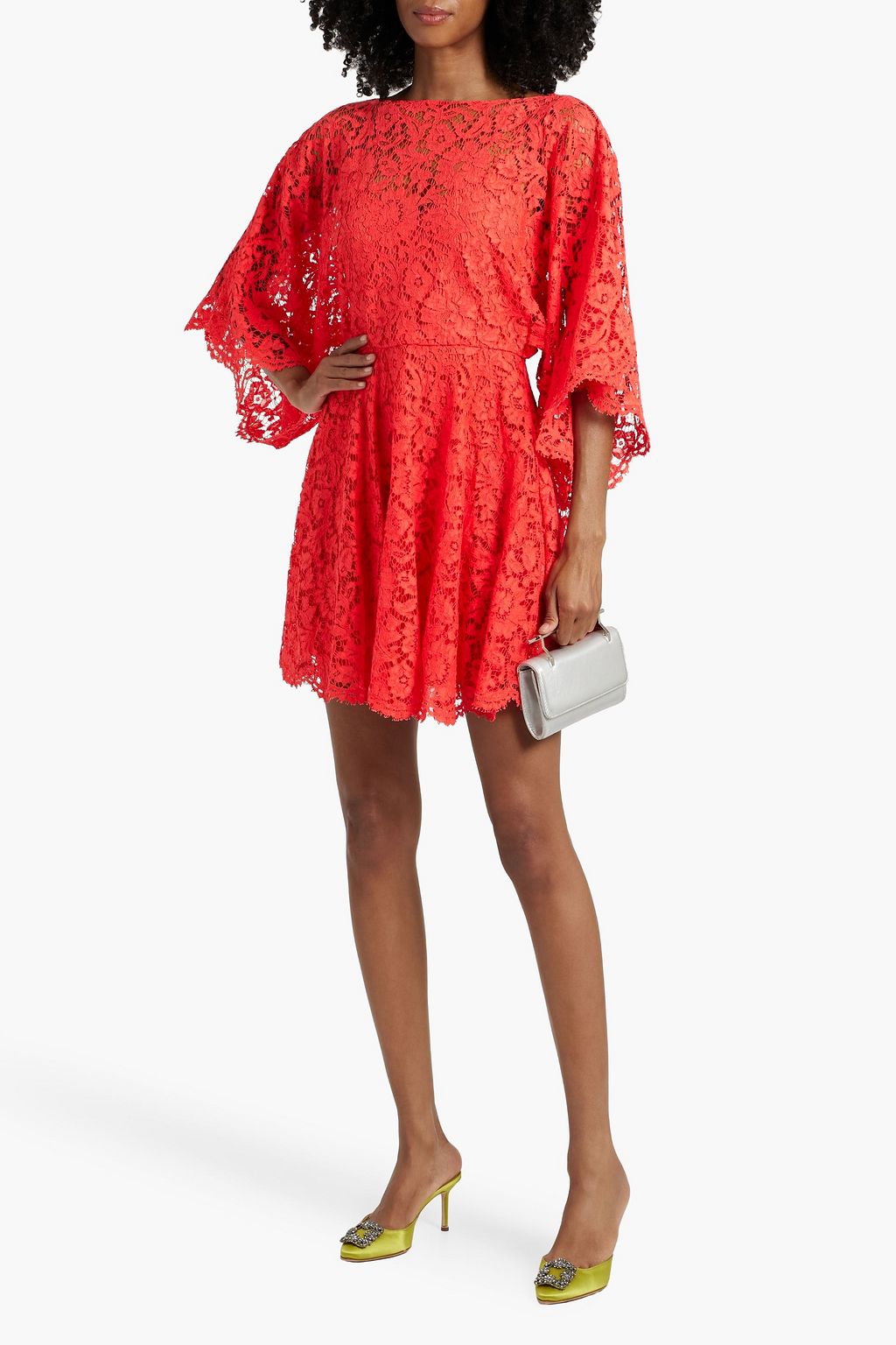 VALENTINO GARAVANI Corded lace mini dress