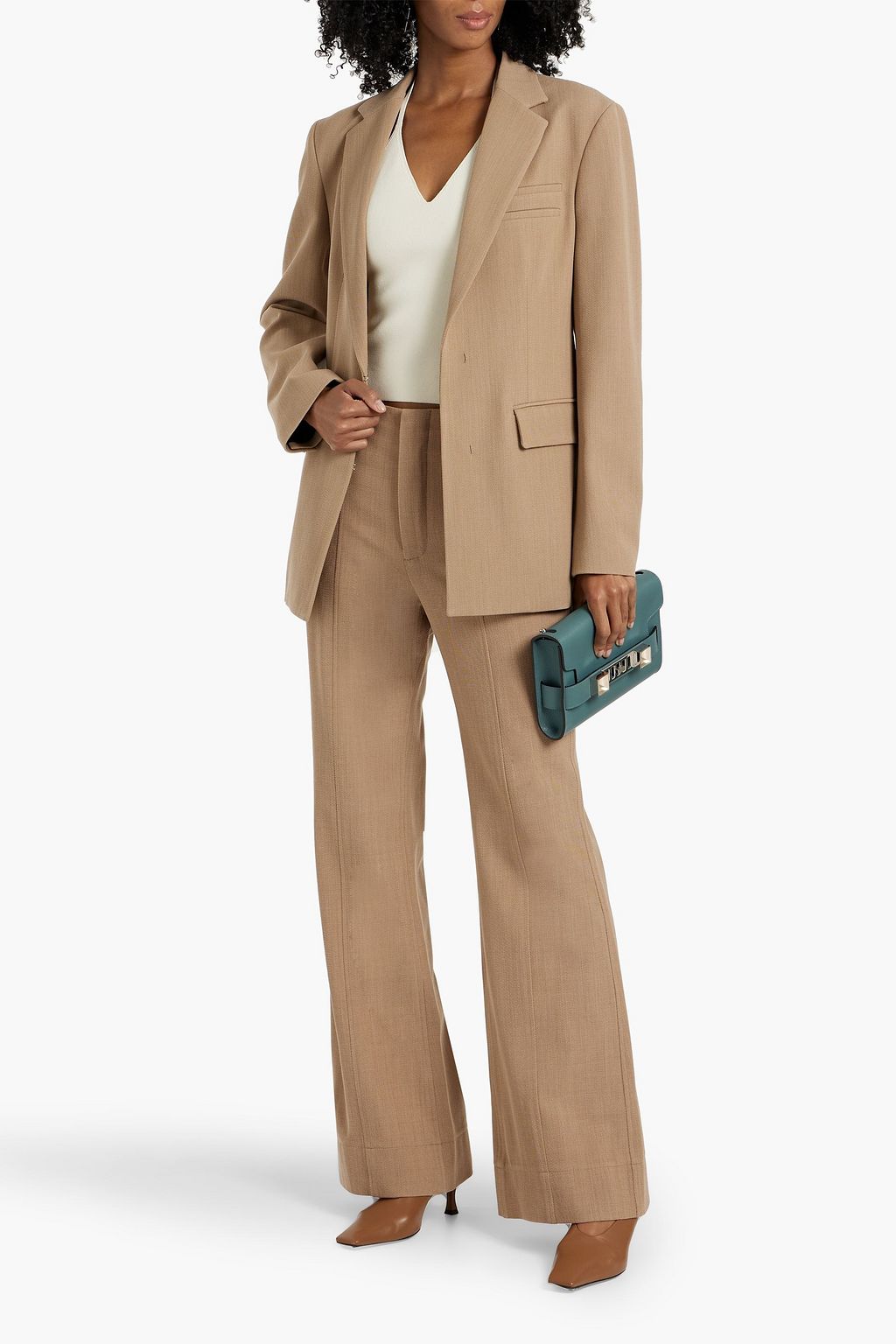 PROENZA SCHOULER Laurie Blazer aus Twill aus einer Wollmischung
