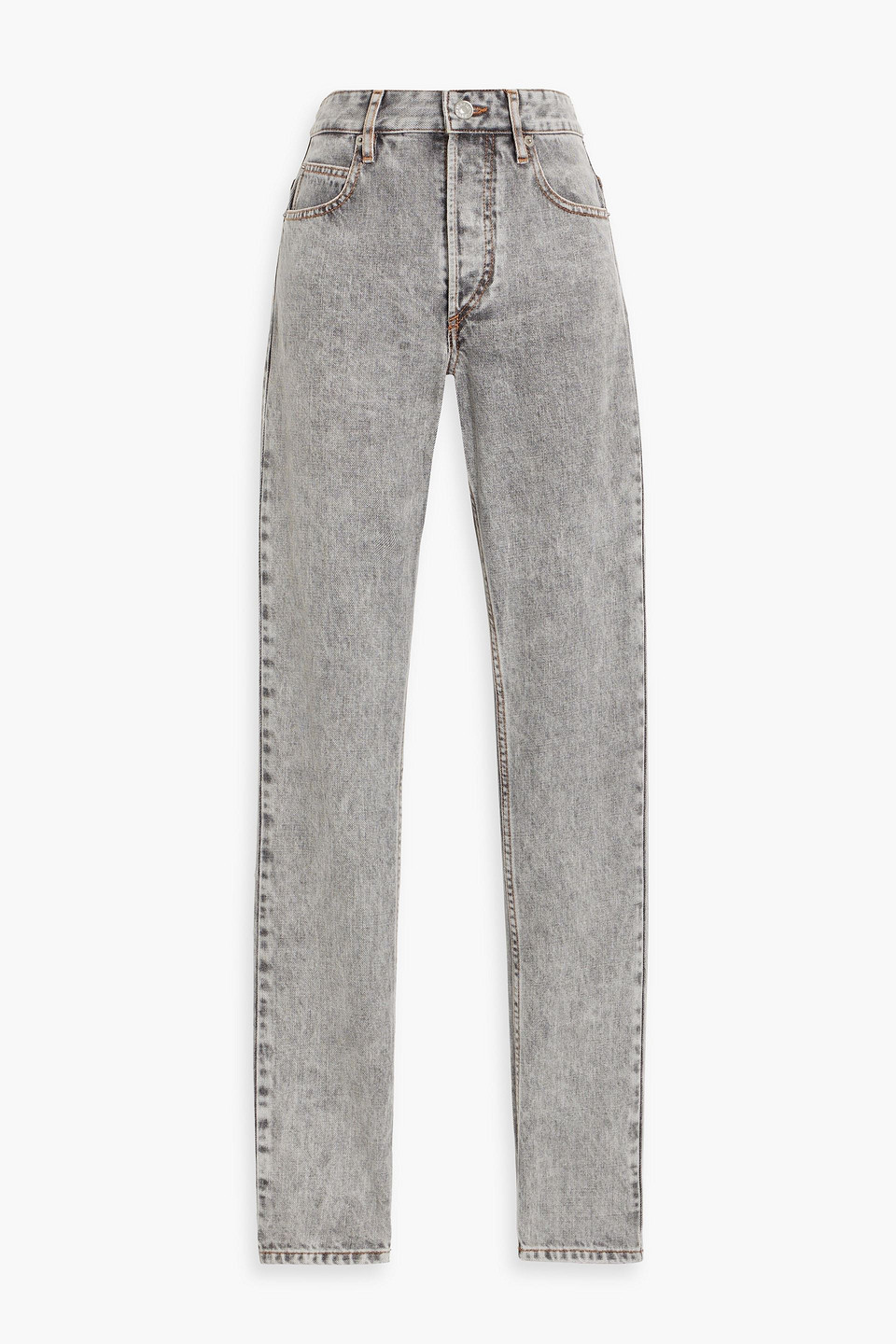 Isabel Marant Étoile High-rise Slim-leg Jeans In Gray